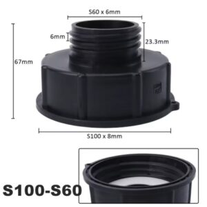Adaptador IBC S100 a salida macho S60x6